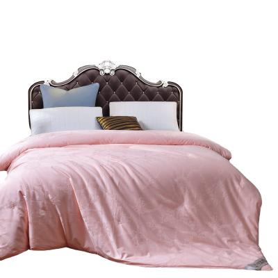 China Viable High-end Technology Manufacturing Wholesale Logo Luxury Silk Comfortable Bedding Handmade Comforter Quilt Cover Breathable for sale