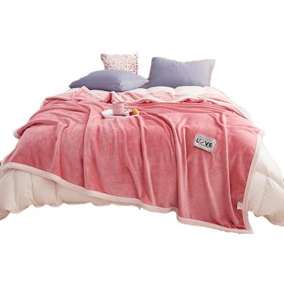 China Anti-pilling Customized Size Sofa Warm Flannel Fleece Sherpa Sofa Blankets For Bedroom Coral Fleece Blanket for sale