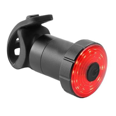 China 7 Working Modes YITELA Brake Sensor Wholesale Warning Bicycle Road Riding Smart Safety Bike Tail Light for sale