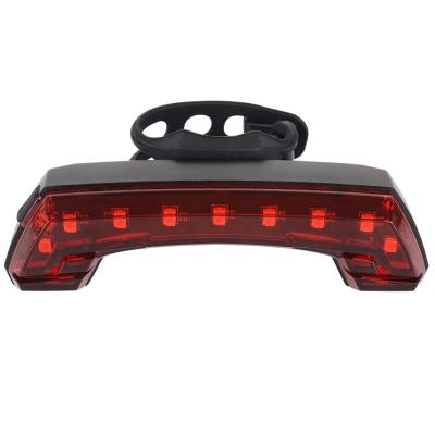 China 5 Modes YITELA Rear Light USB Operated Charging Mount Steering Tail Lamp With Horn for sale