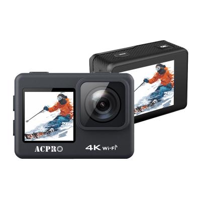 China ACPRO iCatchV39 IMX Action Camera 386 4K 60FPS 20MP Dual Screen Waterproof 4K Sports Action Camera for sale