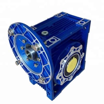 China NMRV090 aluminum alloy speed reducer drive, AC worm gear motor, aluminum alloy worm gear box for sale