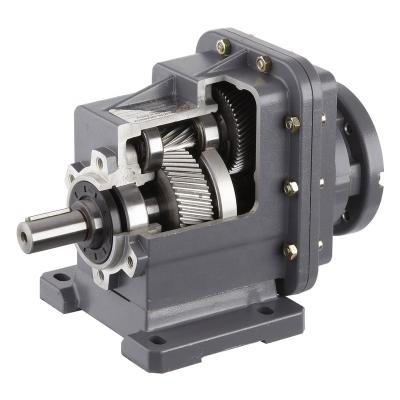 China Aluminum Alloy Gearbox Spare Parts Foot Mounted Inline Helical Gear Box for sale