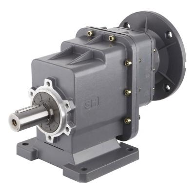 China Gear Reduction Foot Motor Two-stage Helical Gearbox SRC Reducer for sale