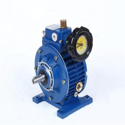 China Cast Iron Speed ​​Variator Reducer UD Combined Worm Gearbox With Electric Motor for sale