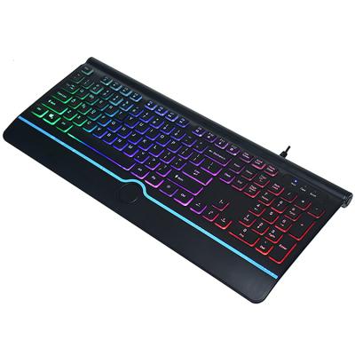 China For 2019 Hot Tablet Eco-friendly Rainbow Gaming Backlit Cable Keyboard For PC Laptop Computer for sale