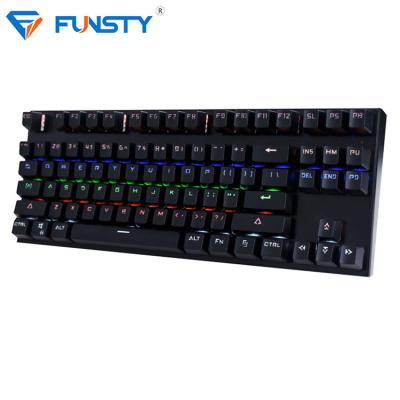 China Hot Key Mechanical Gaming Keyboard RGB 87 Lights for sale