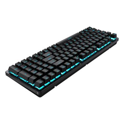 China New Layout ERGONOMIC 98 Keys Custom Game Mechanical Keyboard With Outemu Switch for sale