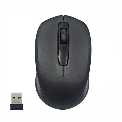 China Waterproof hot selling 1200 dpi 2.4ghz wireless black optical roller mouse for sale