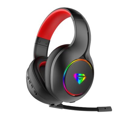 China Headband OEM Gamer Headset RGB Light USB Music Computer Wired Wireless Gaming Headsets Stereo With MIC Gamer Earphones PC Gaming Headset for sale