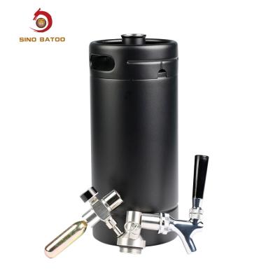 China 128oz Mini Keg Growler Co2 Sus304 Carbonating Dispenser Kit for sale