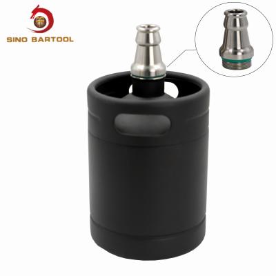 China Easy To Fill Beer Mini Keg Adapter 2.5cm With Crown Mouth Cap for sale