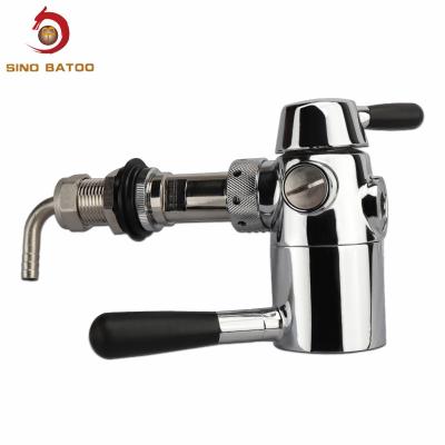 China Stainless Steel Growler Filler Beer Keg Faucet Defoaming for sale