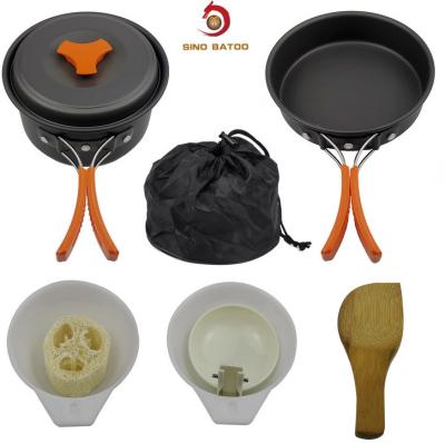 China Lightweight Portable Outdoor Cooking Set For 2 People Activities for sale