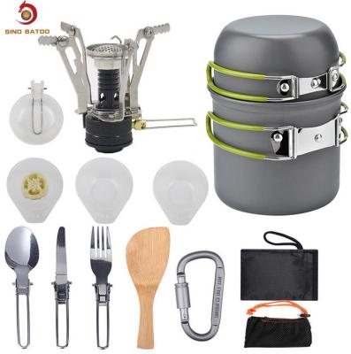 China Hiking Camping Outdoor Cookware Set for sale