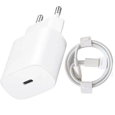 China Fast Mobile Phone Charger EU Plug PD20W USB C Fast Charger For iPhone 14 Pro Charger for sale