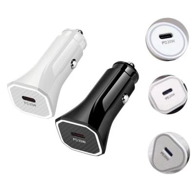 China Original Mobile Phone Tablet Charging 20W Quality Car Charger QC3.0 Palladium Usb C Car Charger Security For Amsung For iPhone Fast Charger for sale