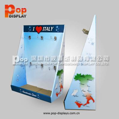 China Logo Printing Edible Oil Display Paper Cardboard Counter for sale