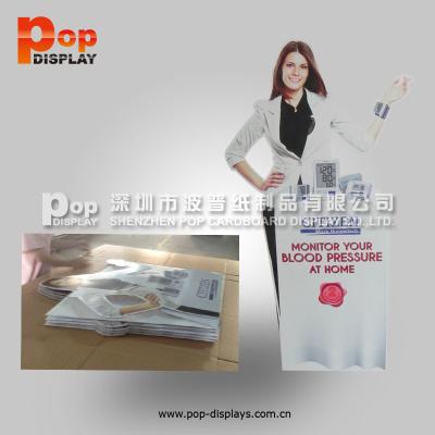 China Customized Paper Printing Cardboard Standee Display For Cosmetic Products for sale