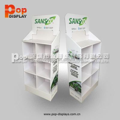 China For Promotion Custom Design Cardboard Display Stand Set Template for sale