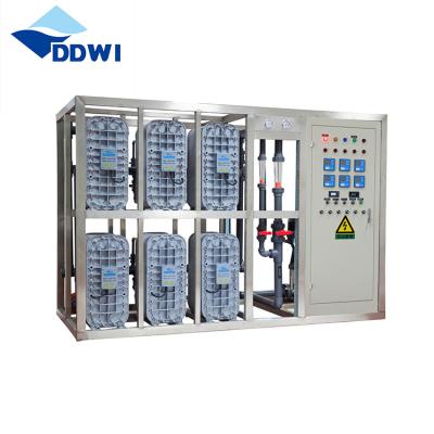 China food & Beverage Plant DDWI 30T/H EDI System Electrodeionization Deminerilized Water for sale