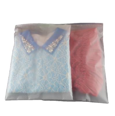 China Custom Security Zipper Plastic Bag Printed Logo Colored Clothes Poly Bag For Shopping for sale