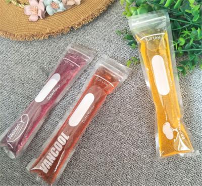 China Disposable cheap price plastic ice pop molds diy popsicle ice cream plastic bag for drinks for sale