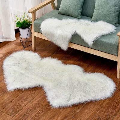 China OEM Hotel Faux Sheepskin Floor Mats Rug For Nursery for sale