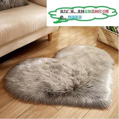 China Heart Shape Sheepskin Car Seat Pad Silky Smoothness Transform Driving Experience for sale