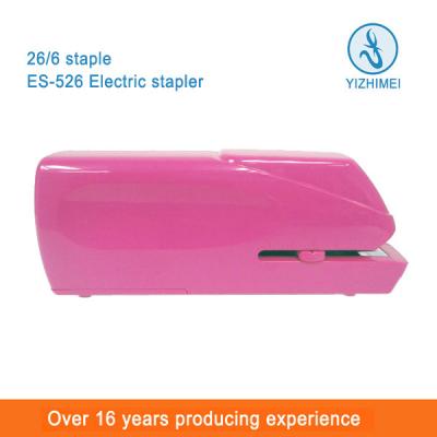 China ELM ES-526 Best Plastic Electric Stapler, Best Electric Staplers, Automatic Stapler Machine for sale