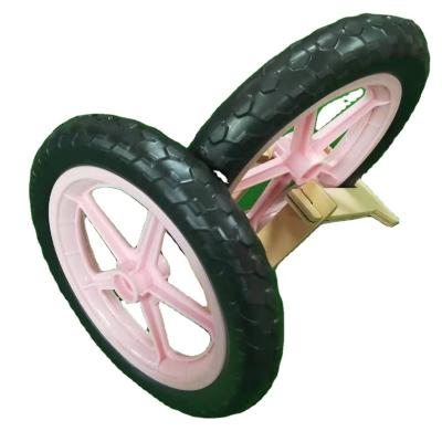 China Children's Bikes Wooden Balance Car Wheel 12 Inch Children's Toy Car Wheel Can Be Customized Size Factory Direct Sales Wheel for sale