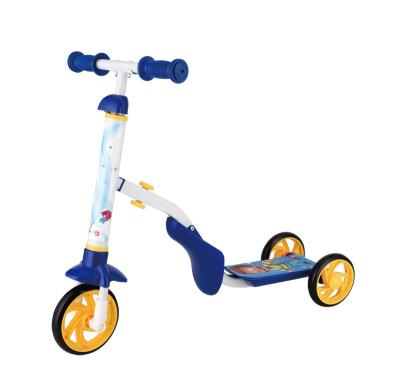 China Baby Height Handlebar Scooter Adjustable Three Wheel Cars Kids 2 In 1 Convenient And Convenient 3 Wheeler Scooters for sale