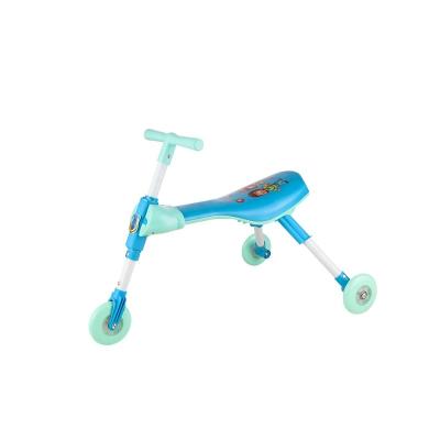 China Be Easy To Carry Kids Tricycle Big Mantis Car No Pedals With Printing Foldable Baby Scooter With Seat for sale