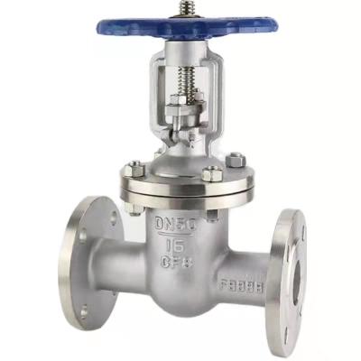 China CF8 Made In China Professional Dn50 16p Api Flange Handle Wheel Sluice Gate Valve for sale