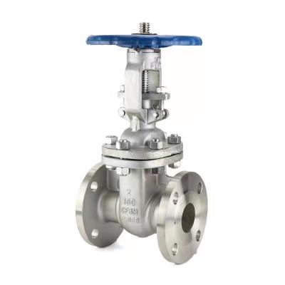 China CF8M High Quality Ansi Standard Flange 150lb Cf8m 2 Inch Stainless Steel Gate Valve for sale