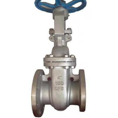 China CF8 Hot Sale 304 3 Inch 150lb Cf8 Handwheel Globe Type Control Gate Valve Lockout Stainless Steel for sale