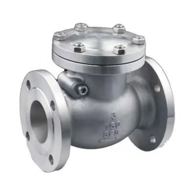 China Throttle CF8 150lb Industrial High Pressure Stainless Sanitary Return Non Return 3 Inch Cf8 Swing Check Valve for sale