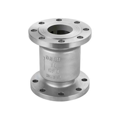 China CF8 H42w-16p Dn80 Low Pressure Vertical Stainless Steel Hot Selling High Quality Check Valve for sale