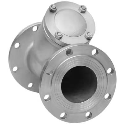 China CF8 Netting Flanged Stainless Screen Y Strainers Small Inlet Filter For Check Valve for sale