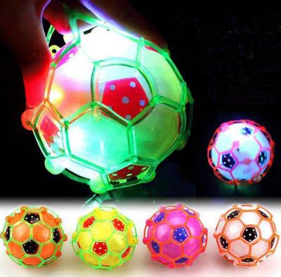 China Toy Wholesale Soft Electric Lightweight Football Dancing Jumping Ball Led Flash Ball Children's Music Bouncing Toys for sale