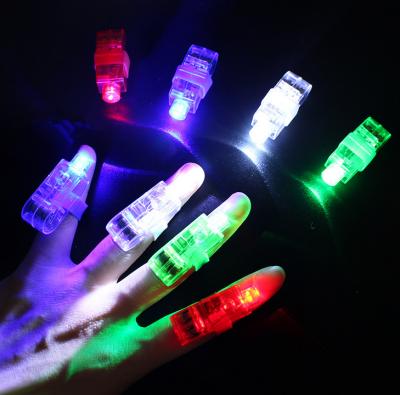 China Wholesale Newest Colorful LED Finger Lamp Glow Finger Laser Light Ring For Party Bar Supplies for sale