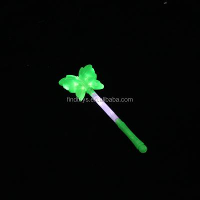 China Princess Luminous Stick LED Butterfly Magic Wand Stick Flashing Colorful Festival Butterfly LED Magic Wands Toys for sale