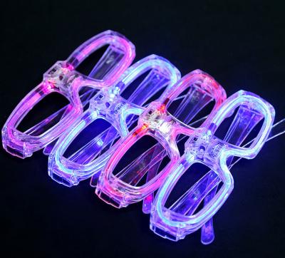 China Stocked 2022 EL Carnival Flashing Glasses Led Glass New Years Eve Adults For Party Supplies for sale