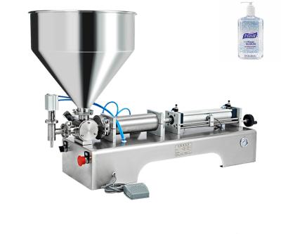 China Disposable Food Bottle Filling Machine Hand Sanitizer , Cheap Small Hand Sanitizer 10ml Filling Machine for sale