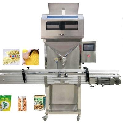 China Customizable Automatic Food Granule Coffee Bean Filling Machine Packing Filling Multi Head Weighing Line for sale