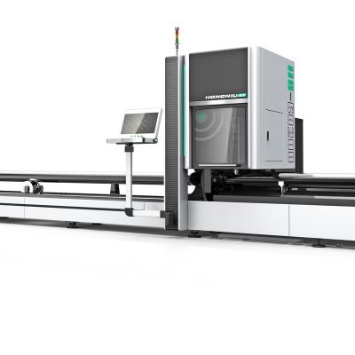 China Automatic metal steel iron aluminum cnc tube fiber laser cutting machine for sale