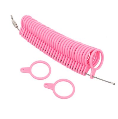 China Gauge Customize Jewelry Tools Plastic Finger Ring Sizer Plastic Pink 6Mm Eu for sale