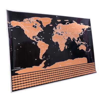 China Eco-friengly New Style Custom Promotion Package Size 62*5.5Cm World Map To Line Off Map for sale