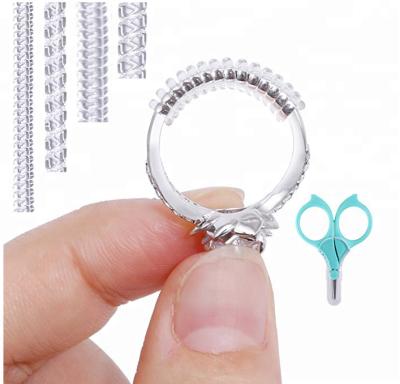 China High Performance Plastic Ring Size Adjuster Tool For Jewelry Making Clear Plastic Ring Sizer For Loose Rings for sale