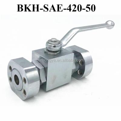 China BKH-SAE-420-50 Hydraulic Power Pump Units Station Seat Food Grade Valve FLANGE TYPE Disc Valve HIGH PRESSURE for sale